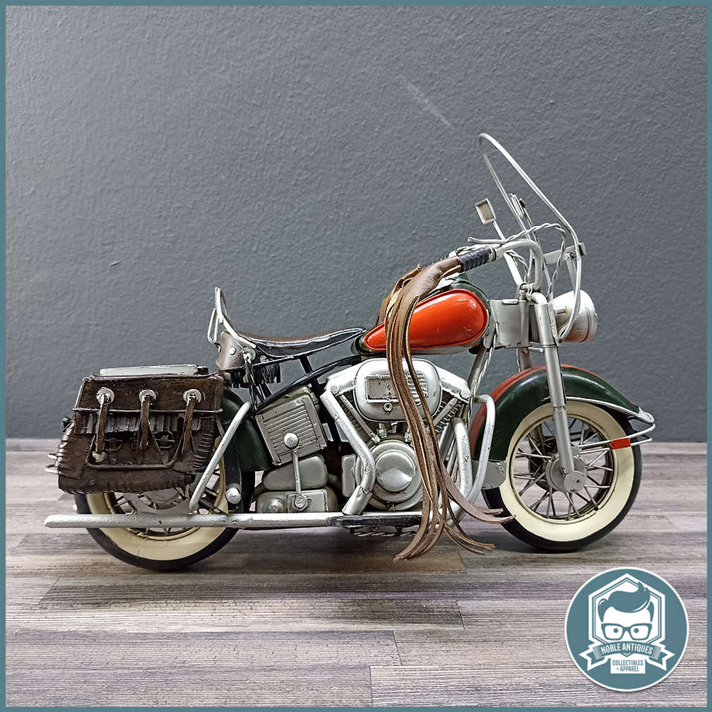 Large Tinplate Motorcycle Model - 1952 Harley Davidson!!!