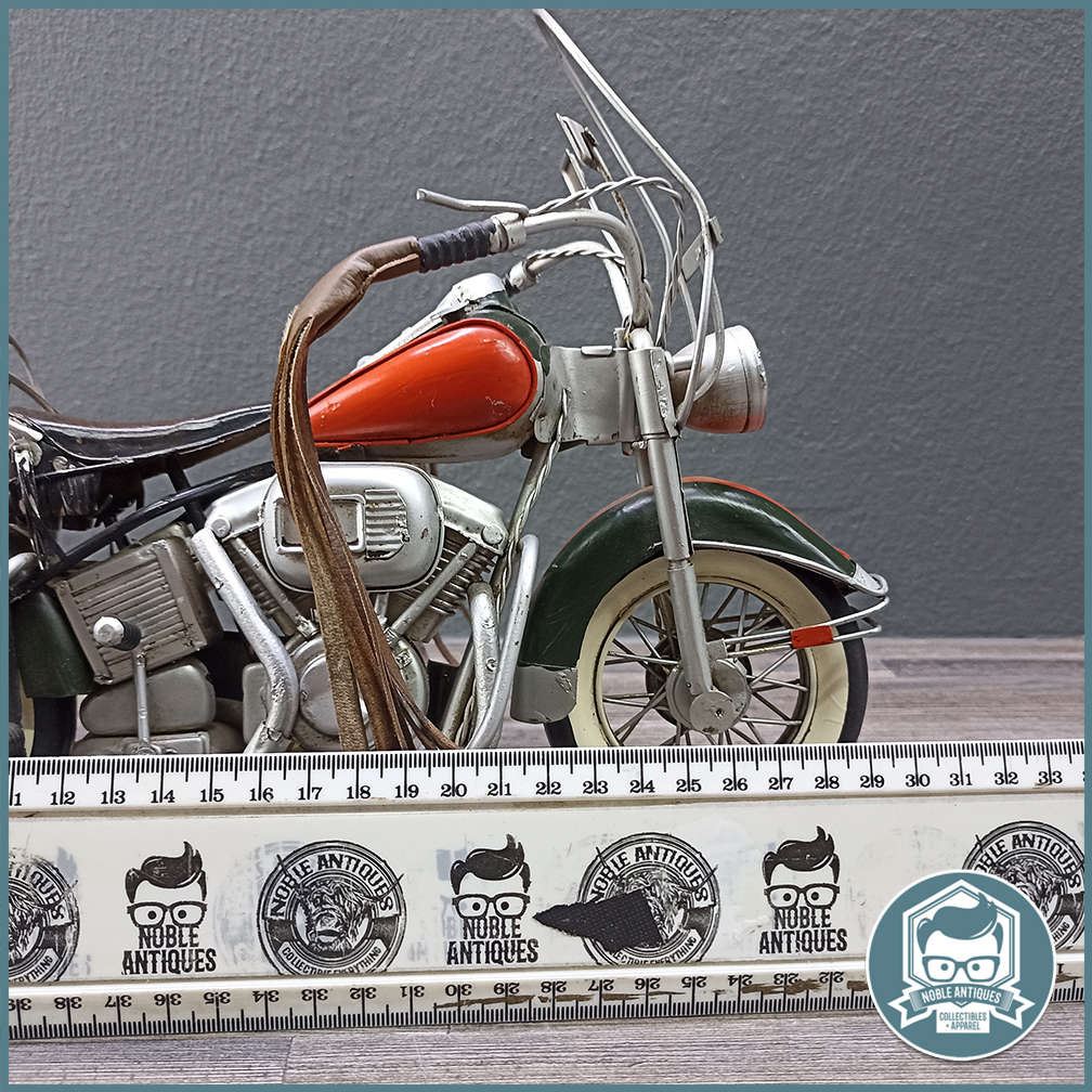 Large Tinplate Motorcycle Model - 1952 Harley Davidson!!!