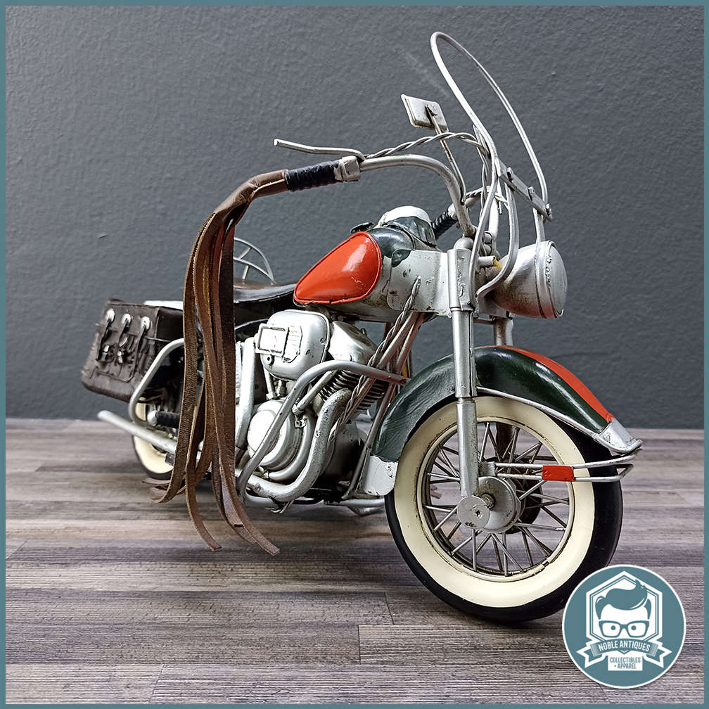 Large Tinplate Motorcycle Model - 1952 Harley Davidson!!!