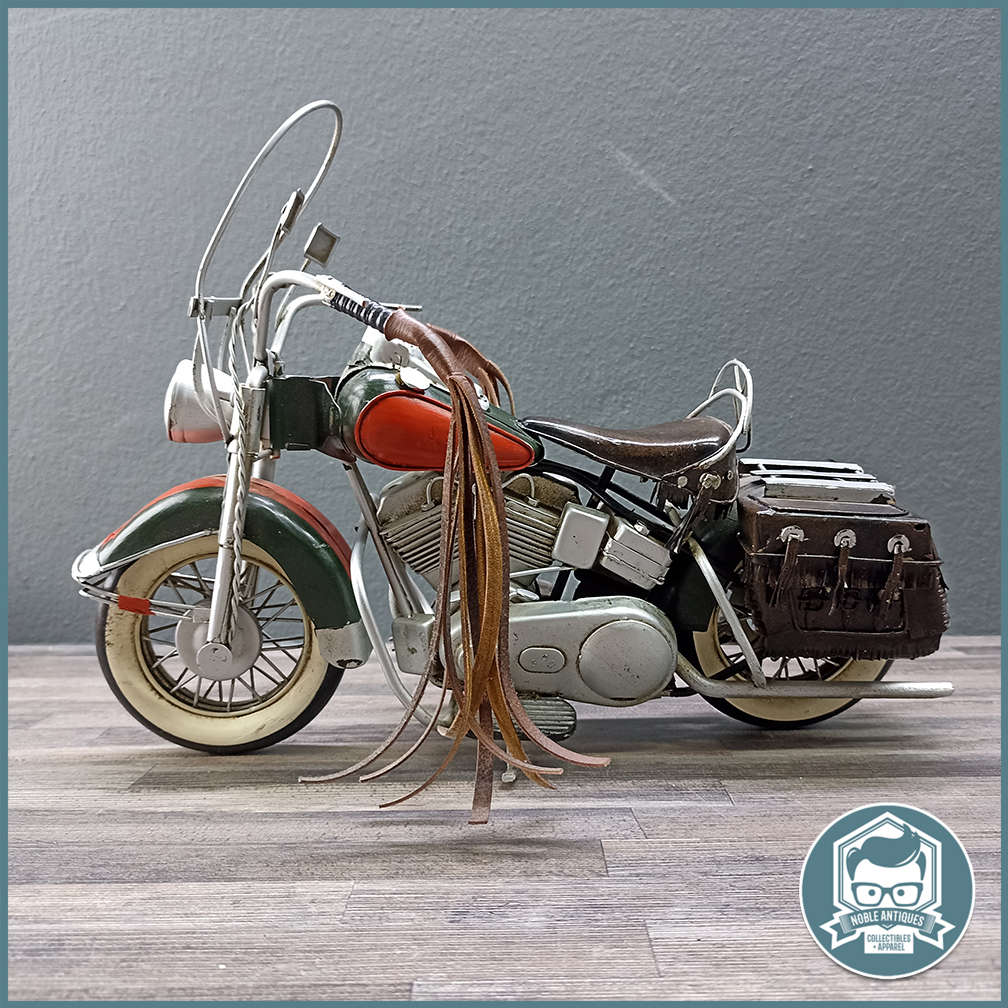 Large Tinplate Motorcycle Model - 1952 Harley Davidson!!!