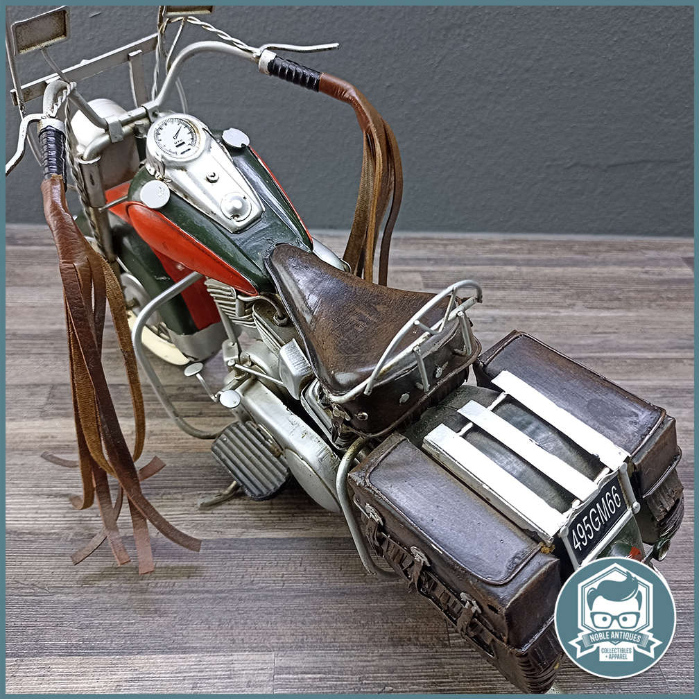 Large Tinplate Motorcycle Model - 1952 Harley Davidson!!!