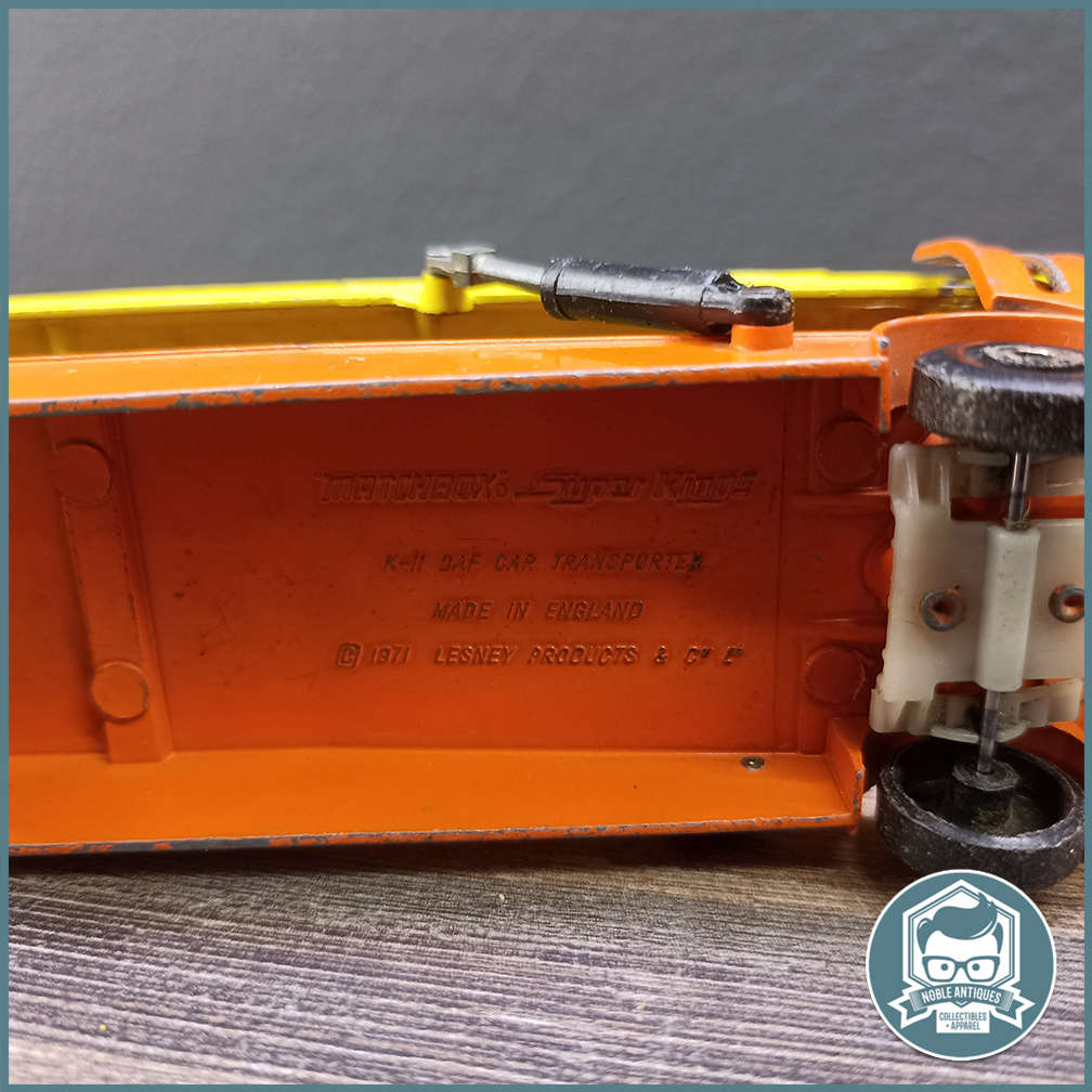 Vintage 1970's Matchbox SuperKings, K-11 Daf Car Transporter!!!