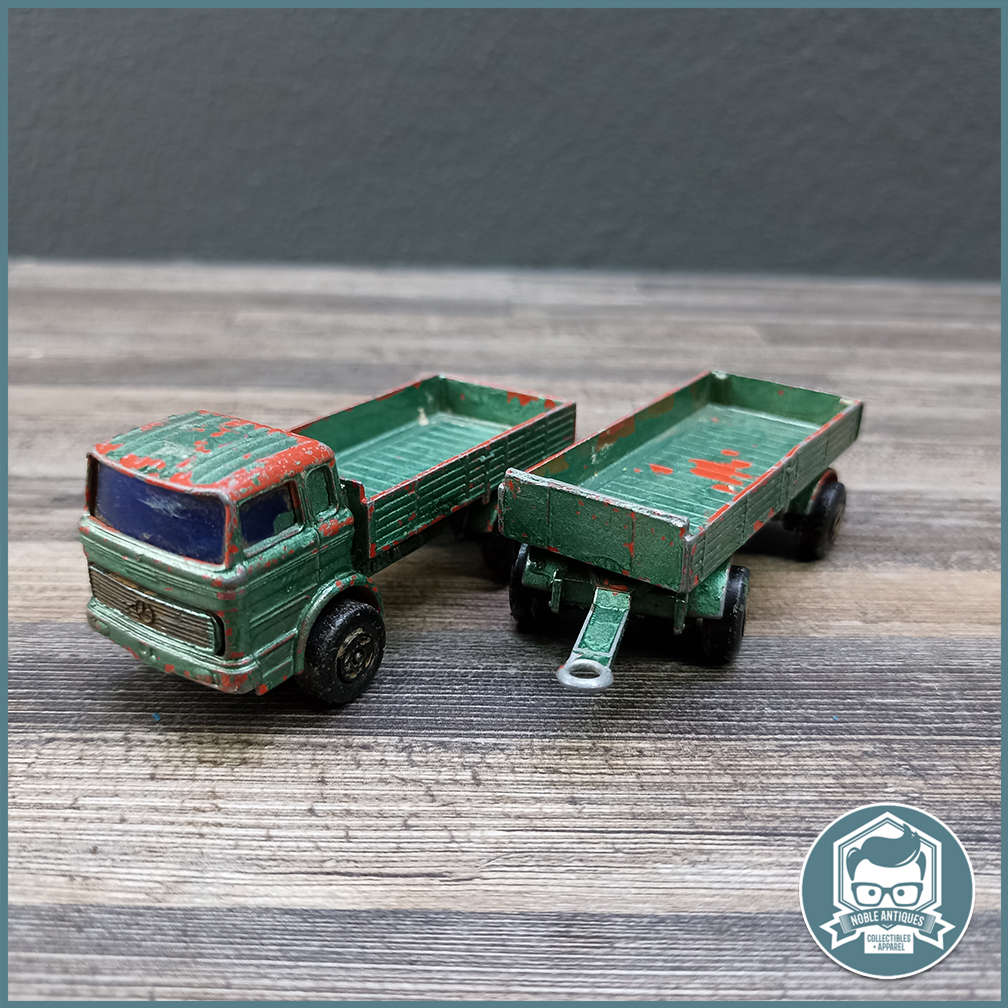Vintage 1970's Matchbox Mercedes Truck & Trailer !!!