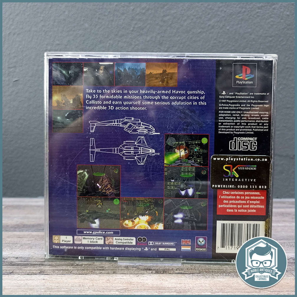 PlayStation PS1 G Police 2 Disc Game Boxed With Manual - Fantastic Condition !!!