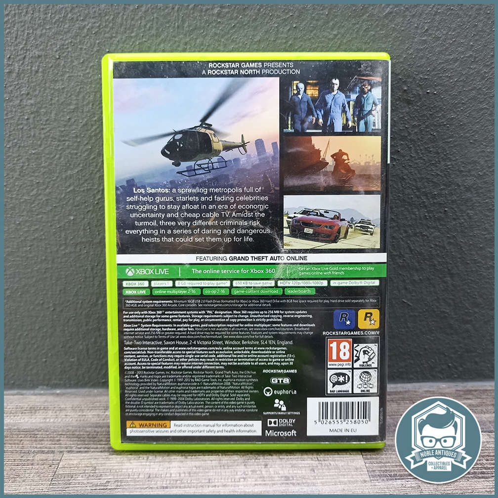 Xbox 360 Grand Theft Auto 5 !!!