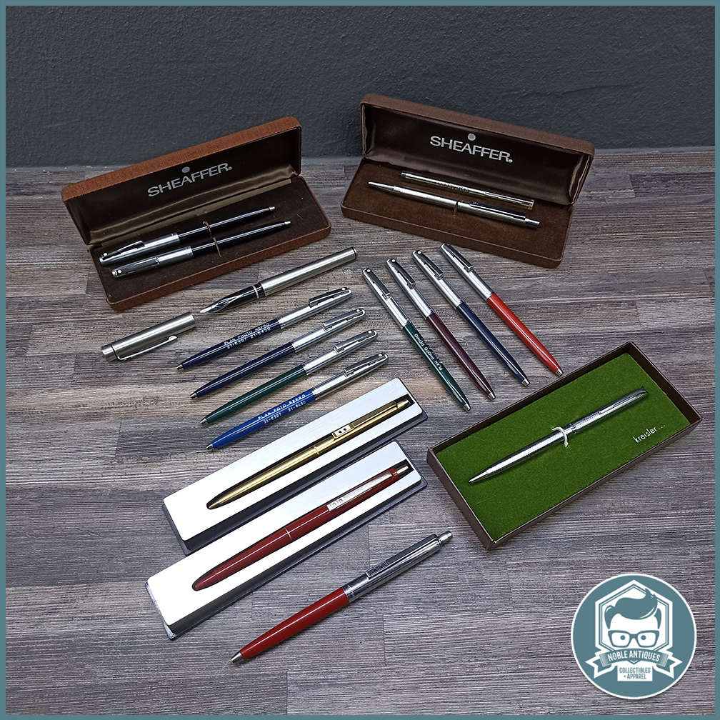 Large Original Sheaffer and Paper Mate Pen Collection !!!