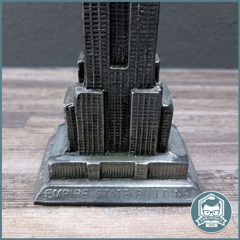 Vintage 24cm Tall Empire State Building Cast in Pewter!!!
