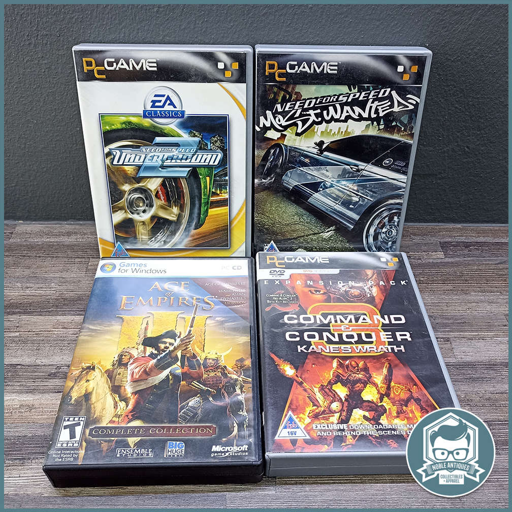 Original Vintage Big Box PC Game Collection, All Disks and Manuals Incl. - Bid For All!!!