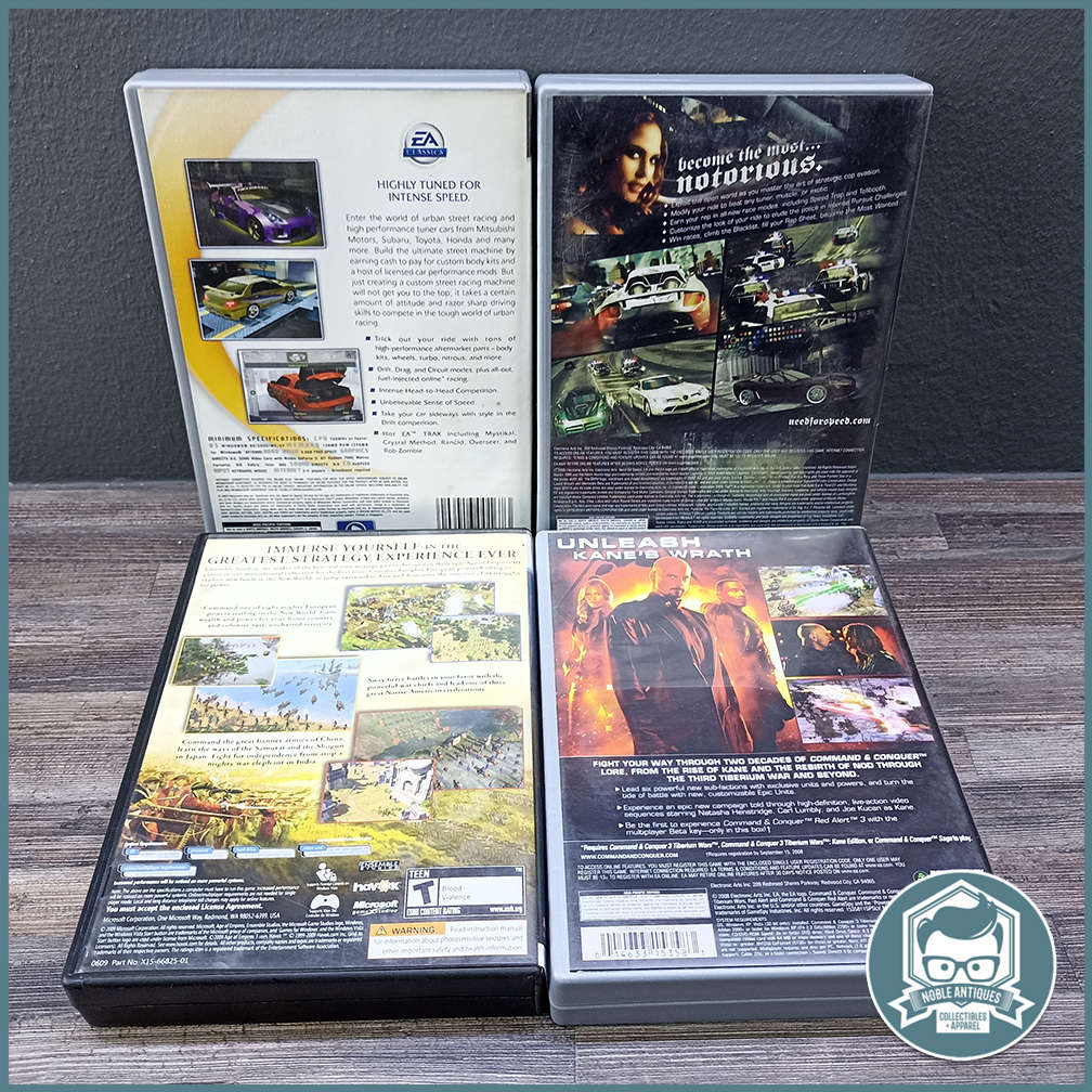 Original Vintage Big Box PC Game Collection, All Disks and Manuals Incl. - Bid For All!!!