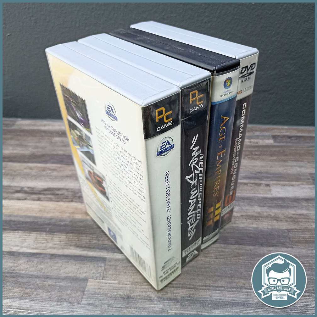 Original Vintage Big Box PC Game Collection, All Disks and Manuals Incl. - Bid For All!!!