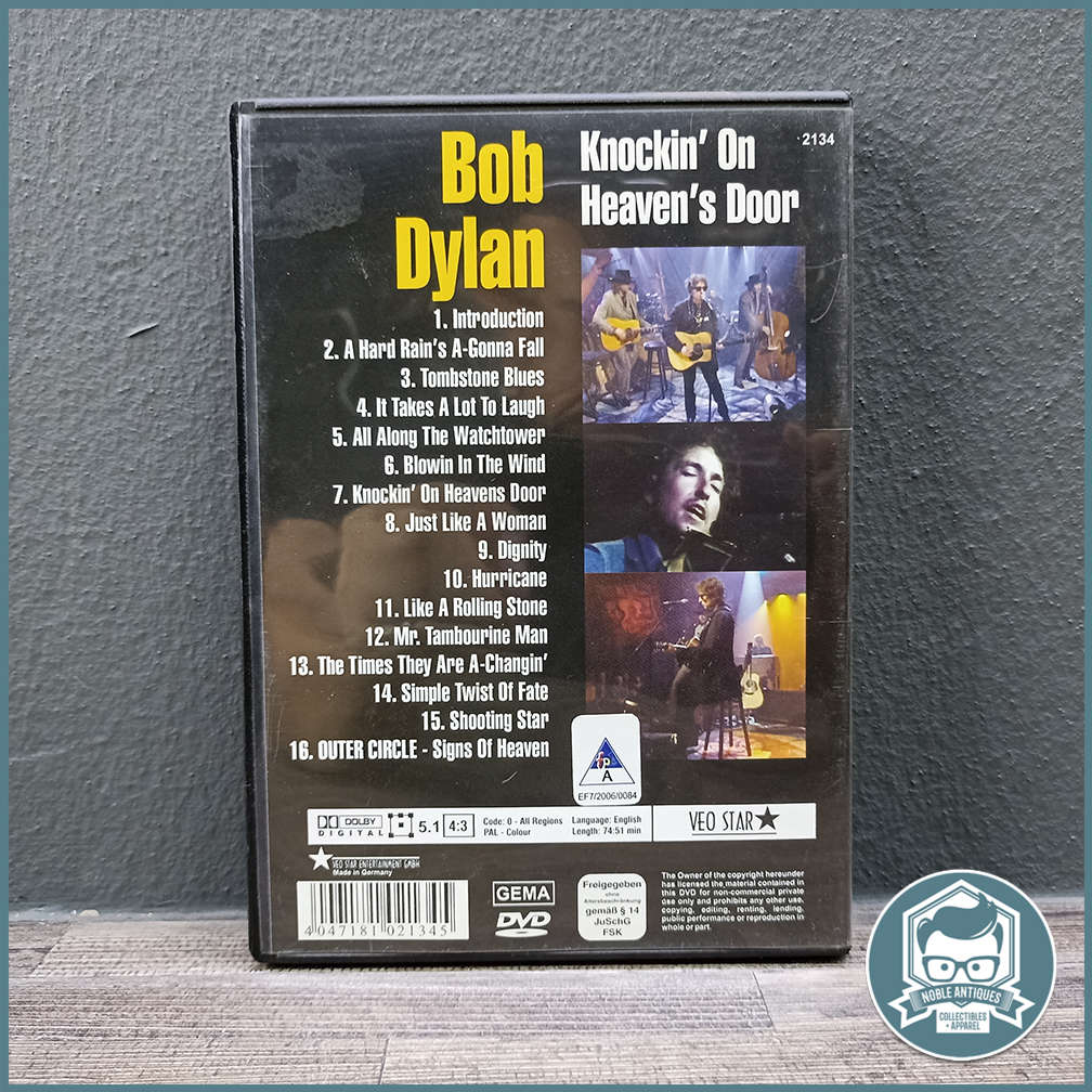 Bob Dylan  Knockin' On Heaven's Door  DVD