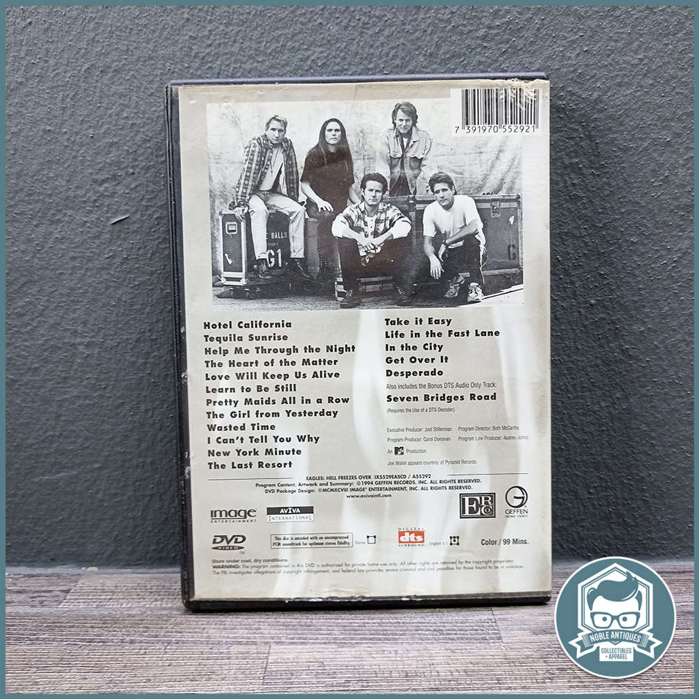 The Eagles - Hell Freezes Over DVD !!!