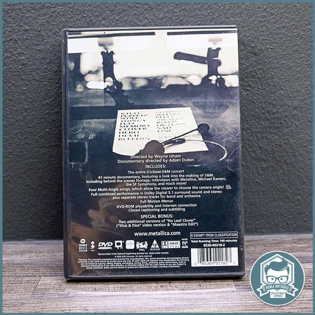 Metallica - SM with the San Francisco Symphony Orchestra !!!