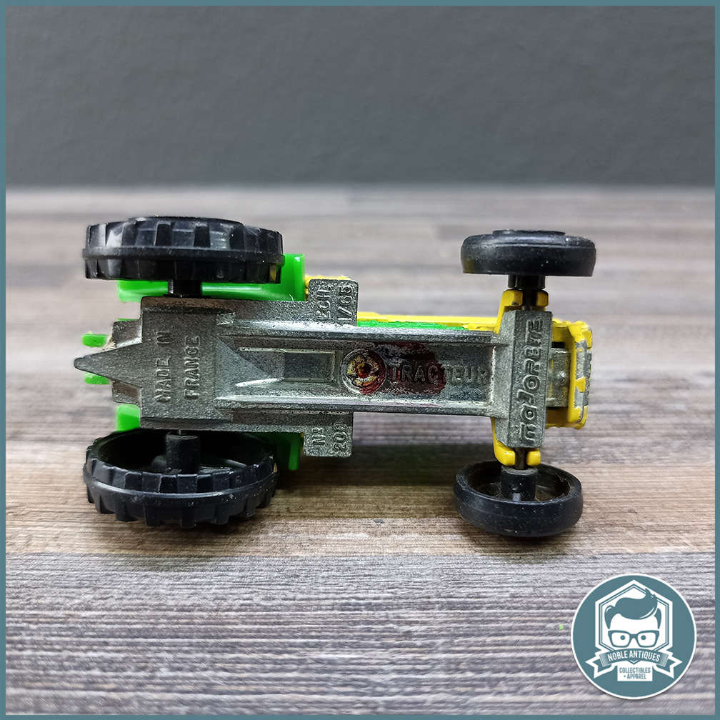 Vintage 1980's Majorette 1/64 Farm Toy Tractor