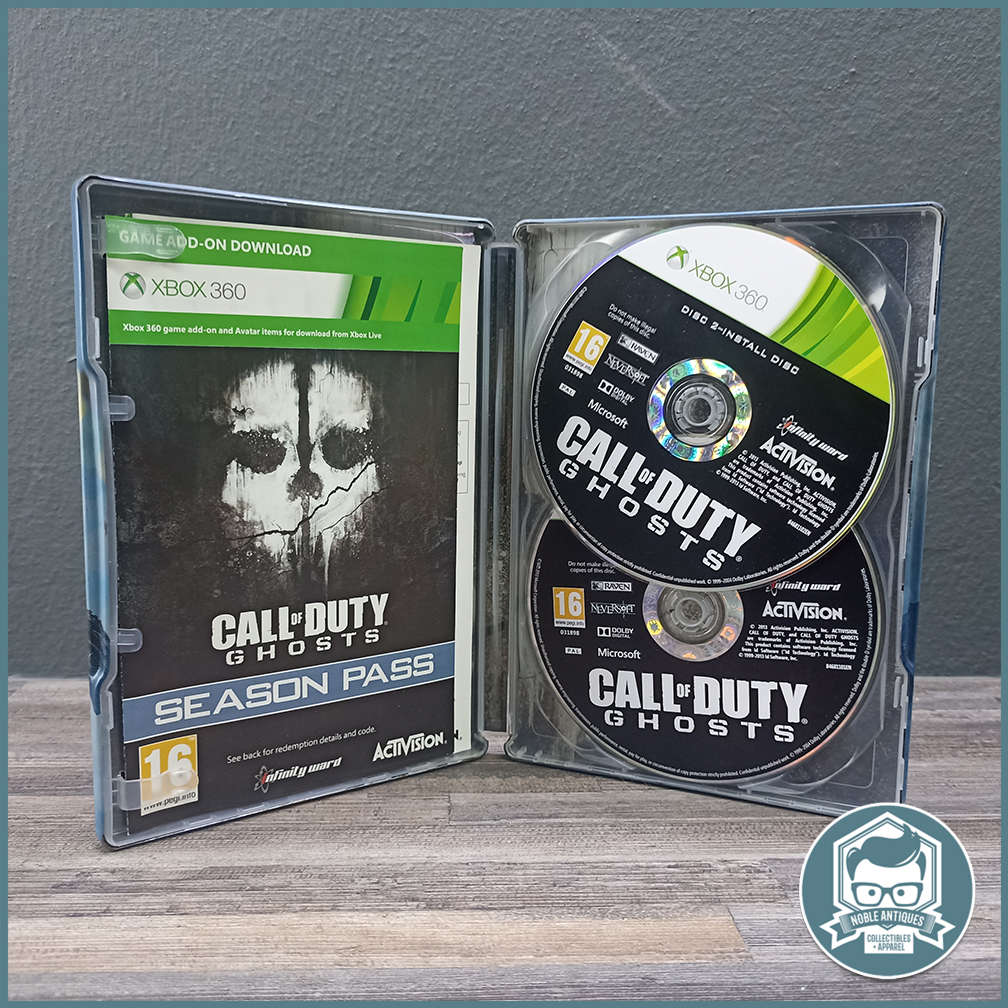 X Box 360 Call of Duty: Ghosts Game with Collectible Steel Case