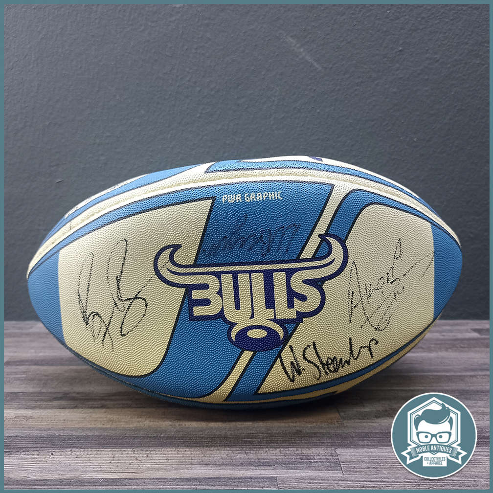 Autographed Bulls Rugby Ball