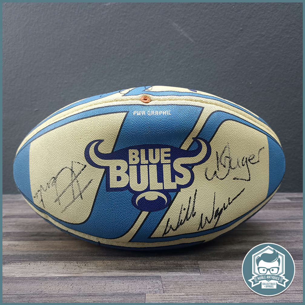Autographed Bulls Rugby Ball