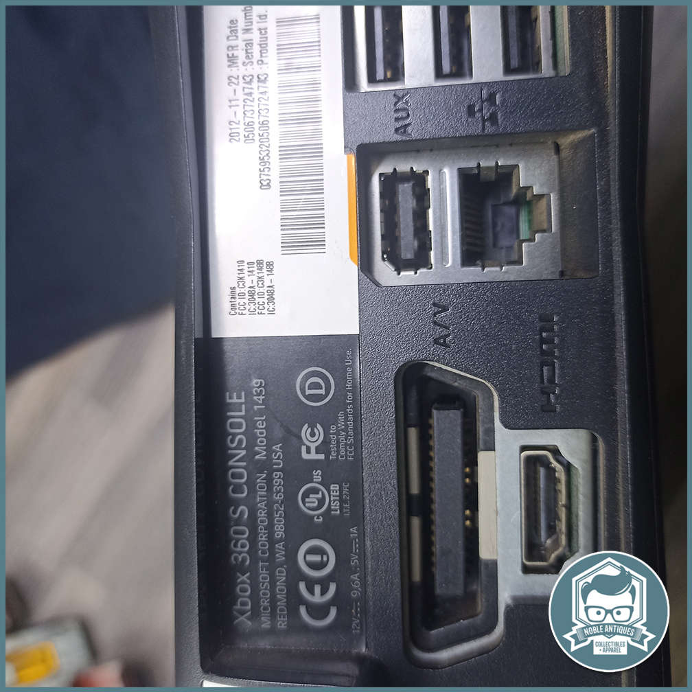 Microsoft Xbox 360 S No Remotes Or Cables
