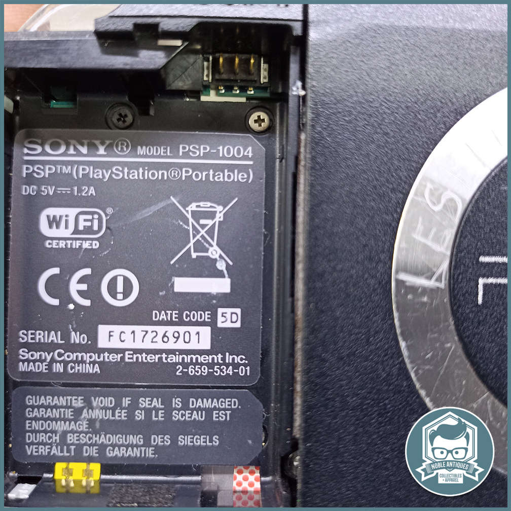 Sony PSP 1004 - Not Tested, No Battery, No Charger, No Bat Cover