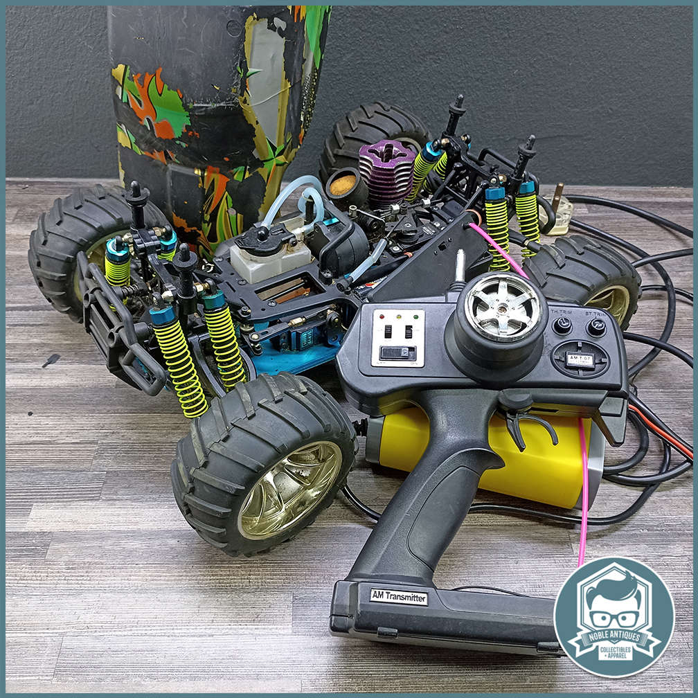 Large Metal Base 1:10 Scale Nitro RC Monster Truck, NOT TESTED