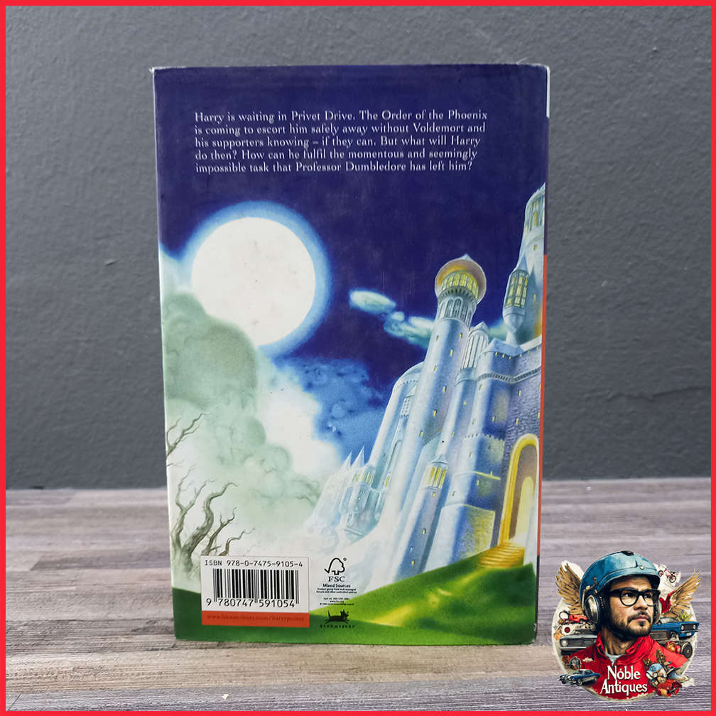 First Edition Hard Cover Harry Potter and the Deathly Hallows Novel by J. K. Rowling