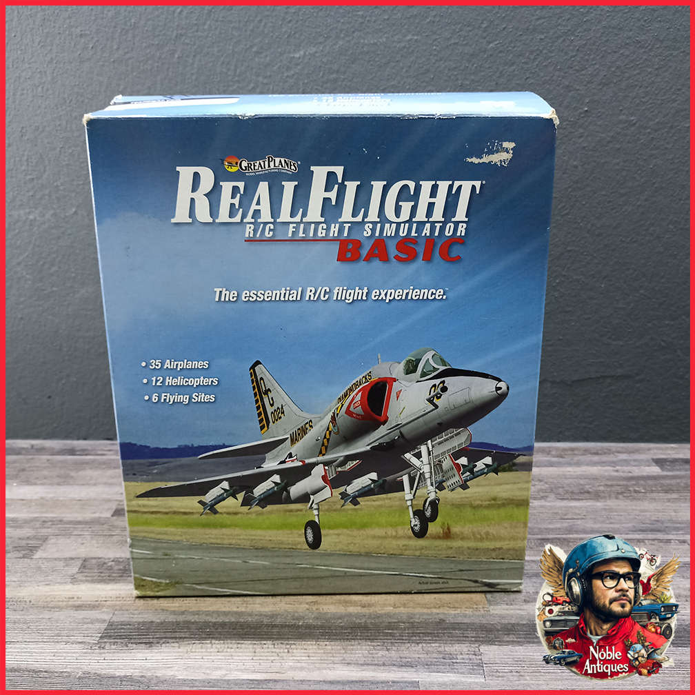 Original Boxed RealFlight Basic RC Model Airplane Flight Simulator
