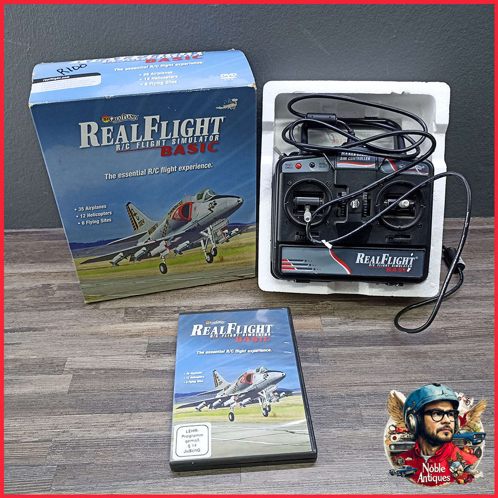 Original Boxed RealFlight Basic RC Model Airplane Flight Simulator