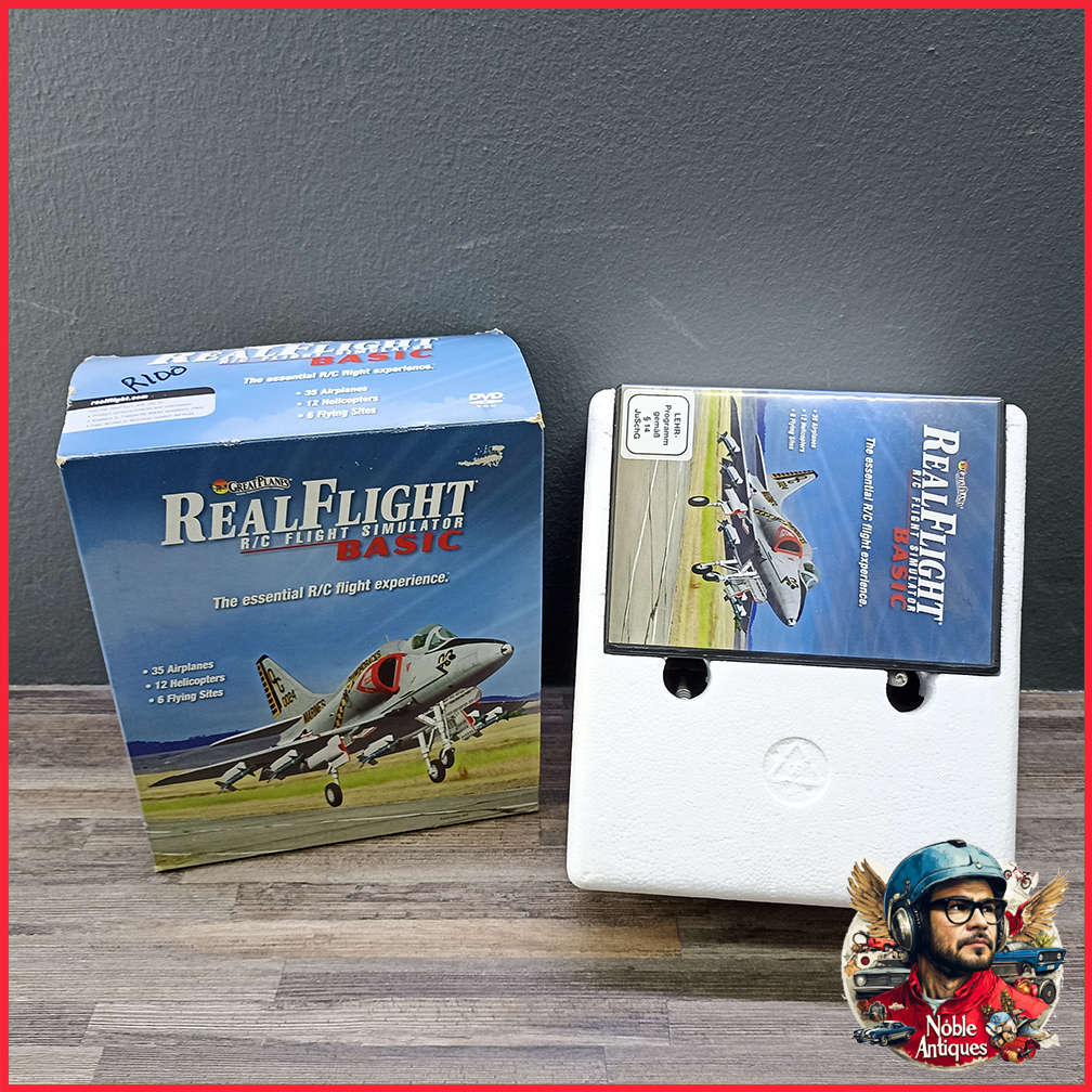 Original Boxed RealFlight Basic RC Model Airplane Flight Simulator