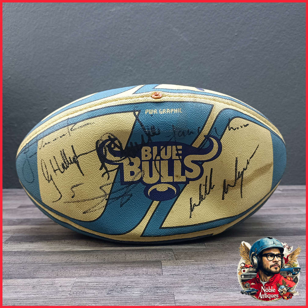 Autographed Original Blue Bulls Rugby Ball