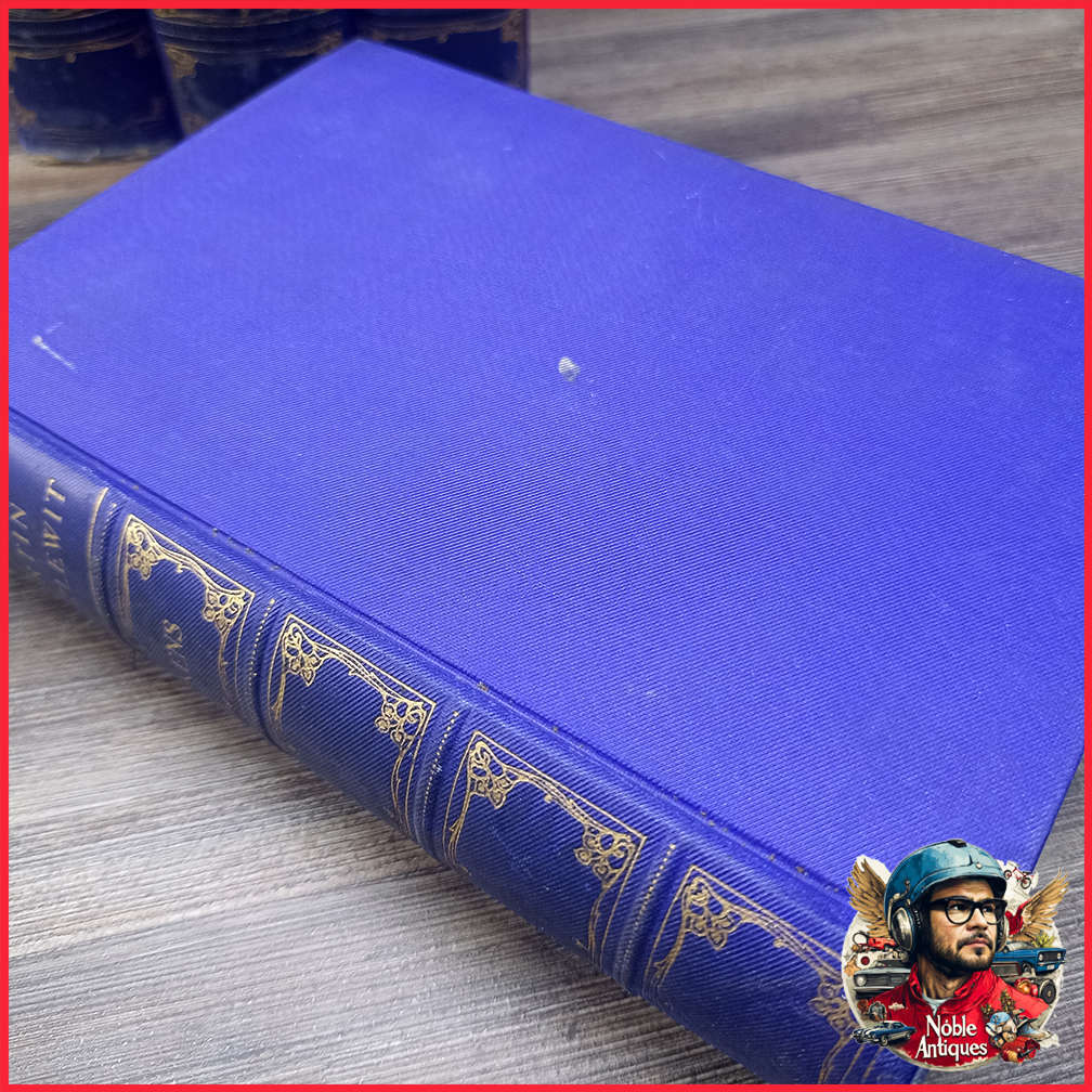 Vintage 1910's Foil on Cloth Charles Dickens Collection