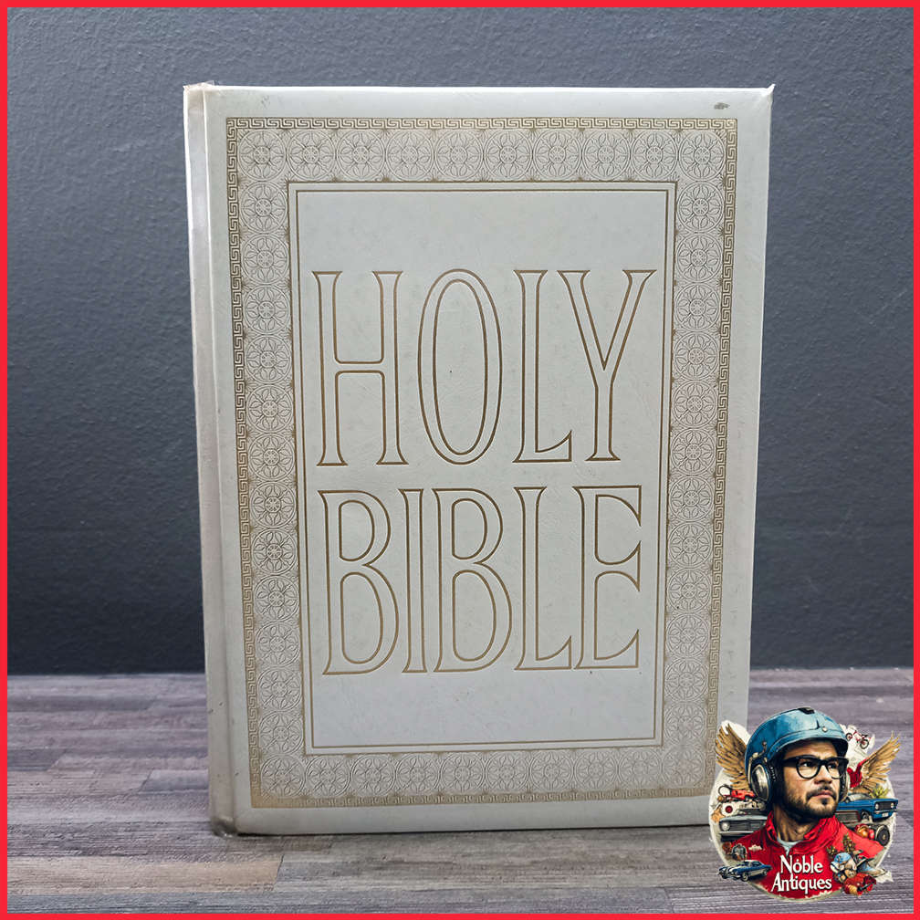 Large White The Holy Family Bible