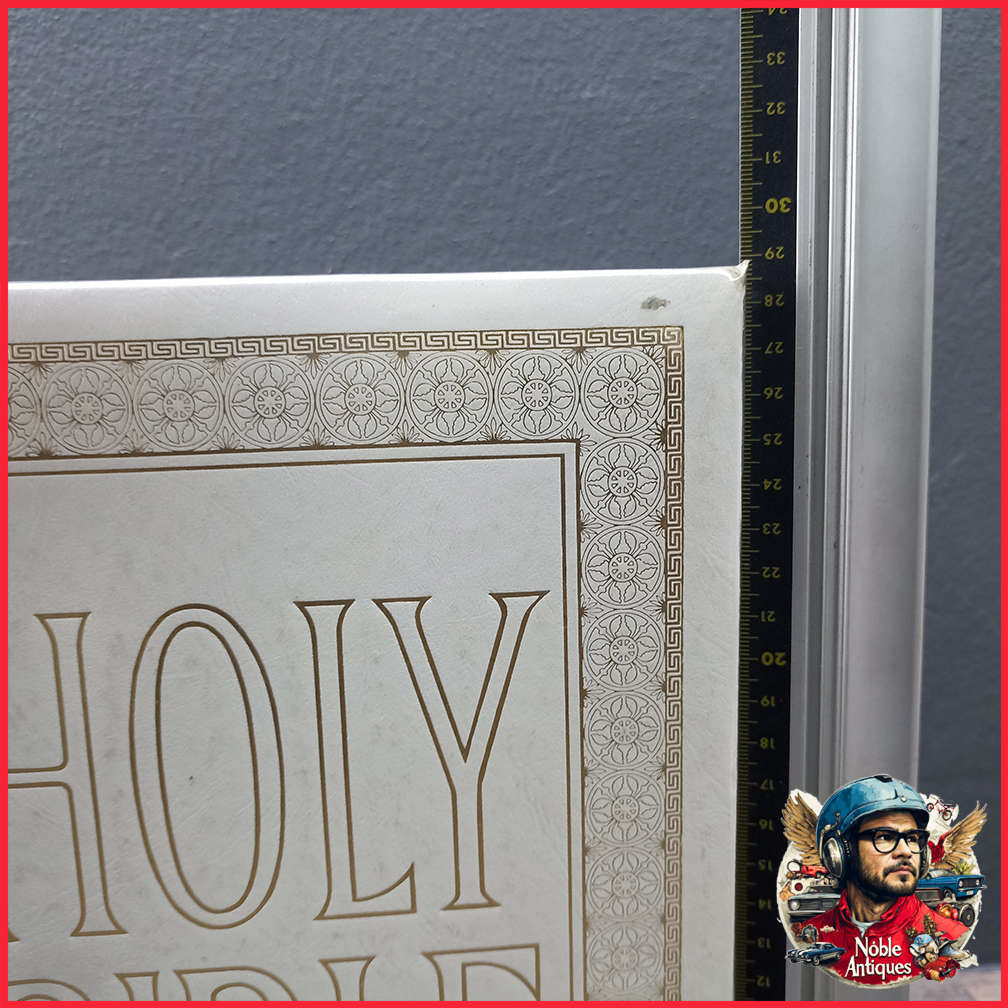 Large White The Holy Family Bible