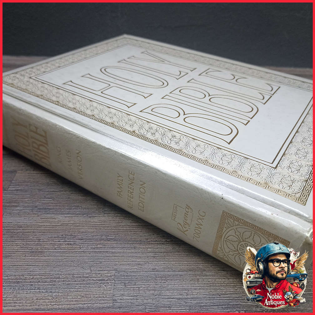 Large White The Holy Family Bible