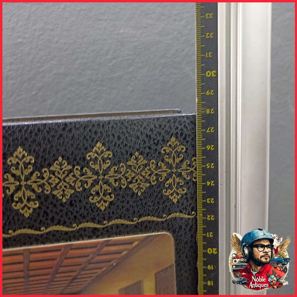 Large Ornate Black and Gold Foil The Holy Family Bible