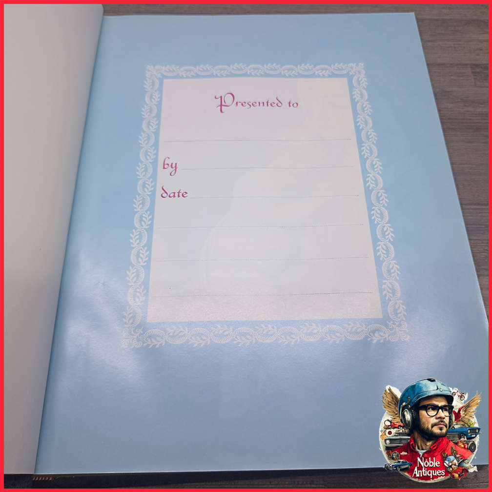 Large Ornate Black and Gold Foil The Holy Family Bible