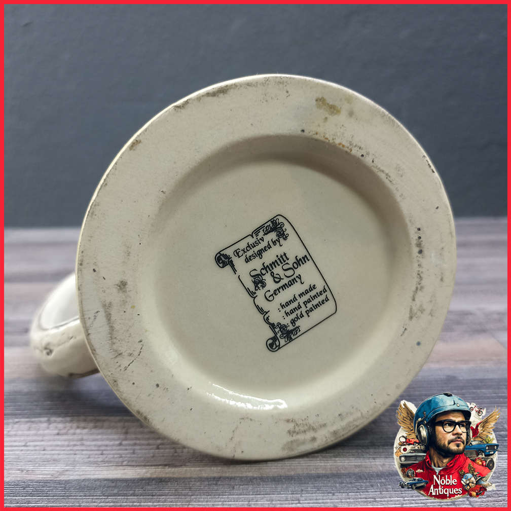 Highly Decorative Original German Beer Stein