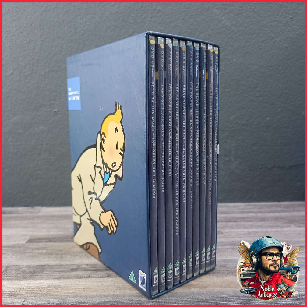 Tintin 10 DVD Box Set Complete Collection The Adventures of Tintin