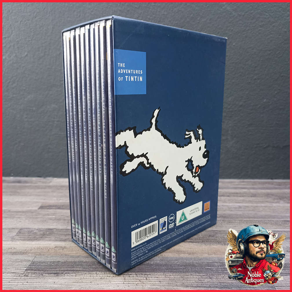 Tintin 10 DVD Box Set Complete Collection The Adventures of Tintin