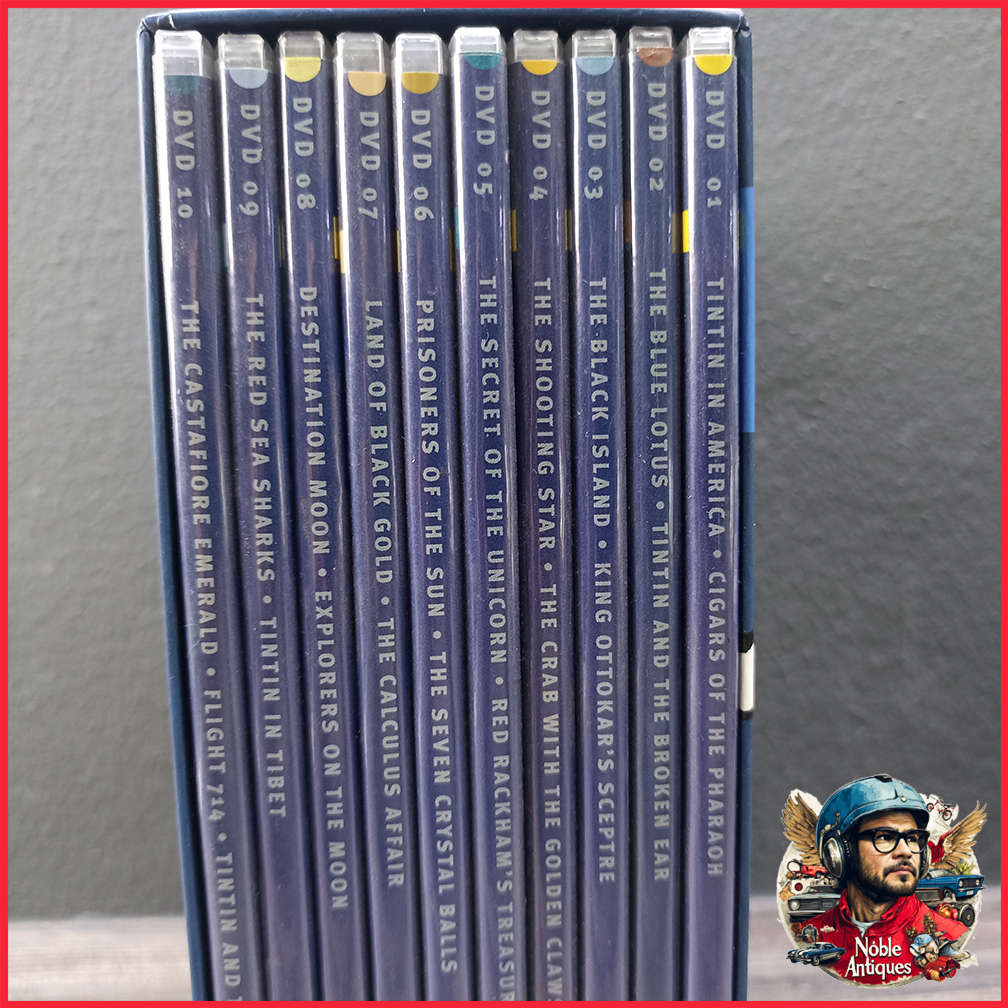 Tintin 10 DVD Box Set Complete Collection The Adventures of Tintin