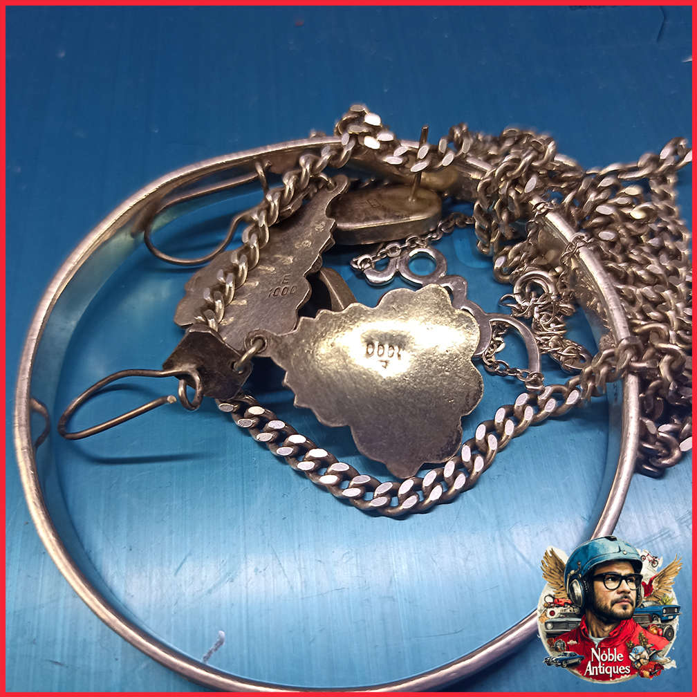 925 and Sterling Silver Jewelry Lot 47g