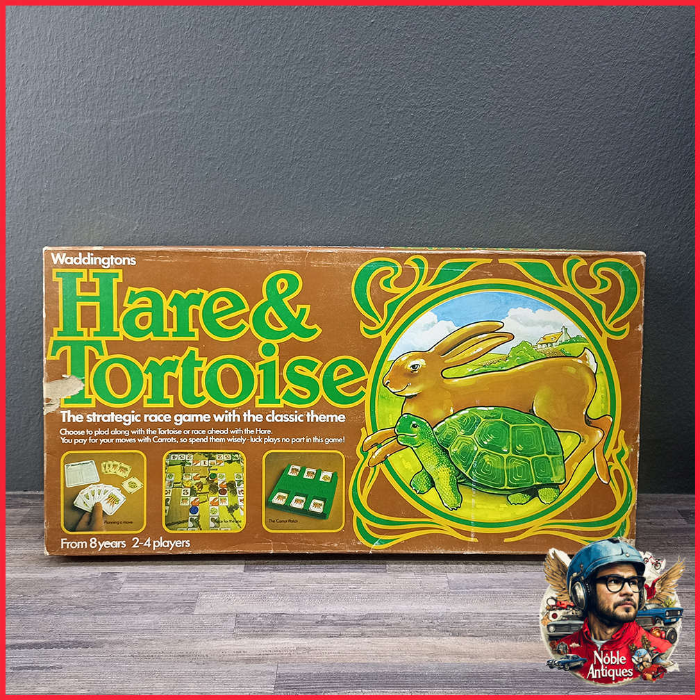 Original Boxed Complete Waddingtons Hare And Tortoise - Board Game 1981