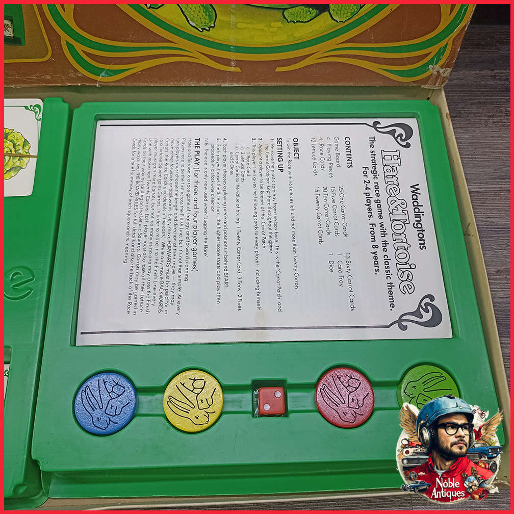 Original Boxed Complete Waddingtons Hare And Tortoise - Board Game 1981