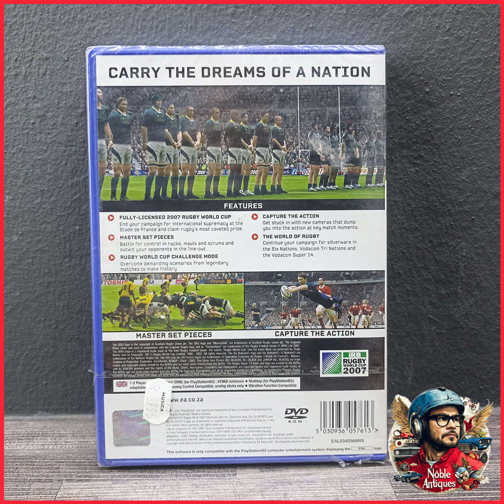 PlayStation2 Factory Sealed RUGBY 08