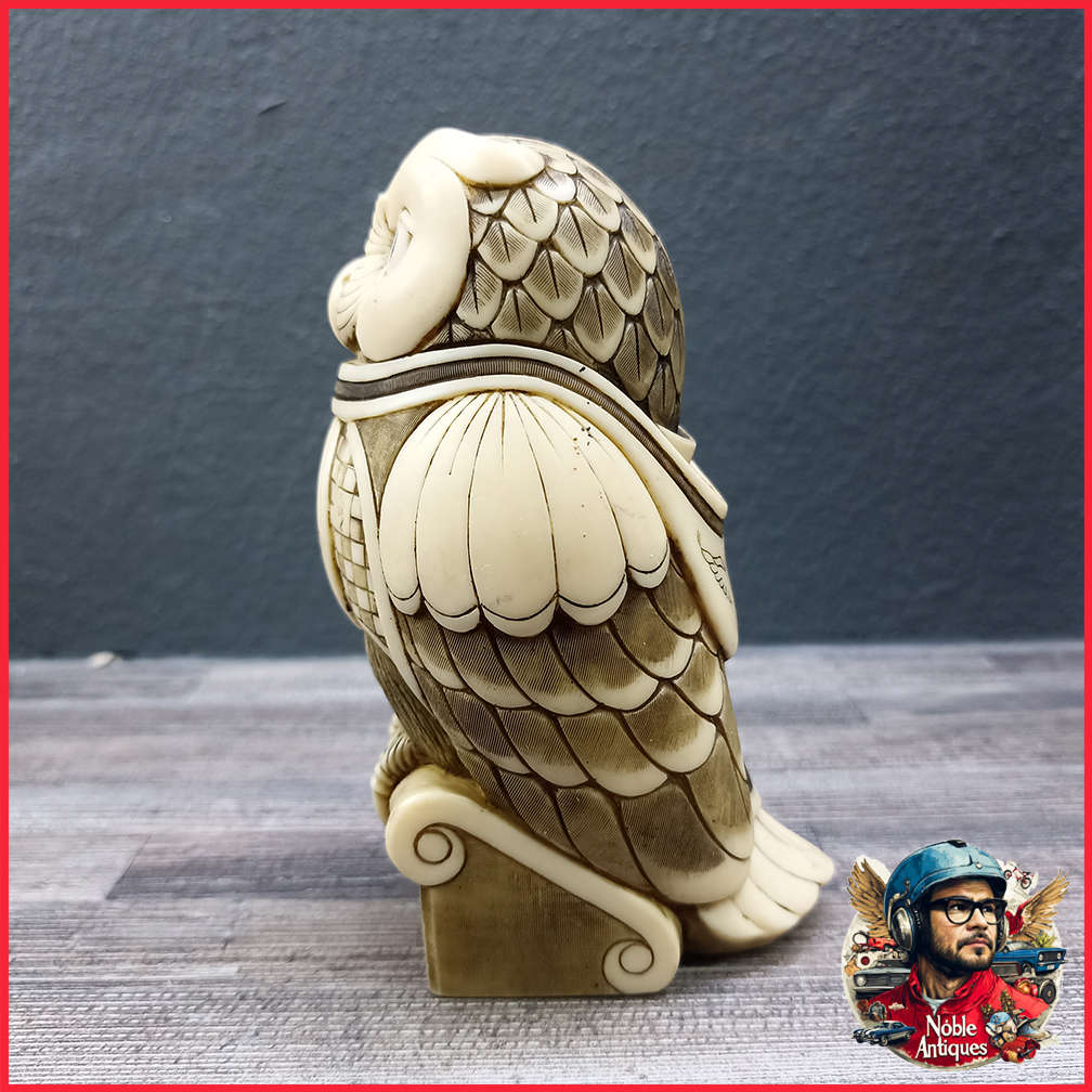 John Biccard PROF OWL marble and resin composite Sculpture