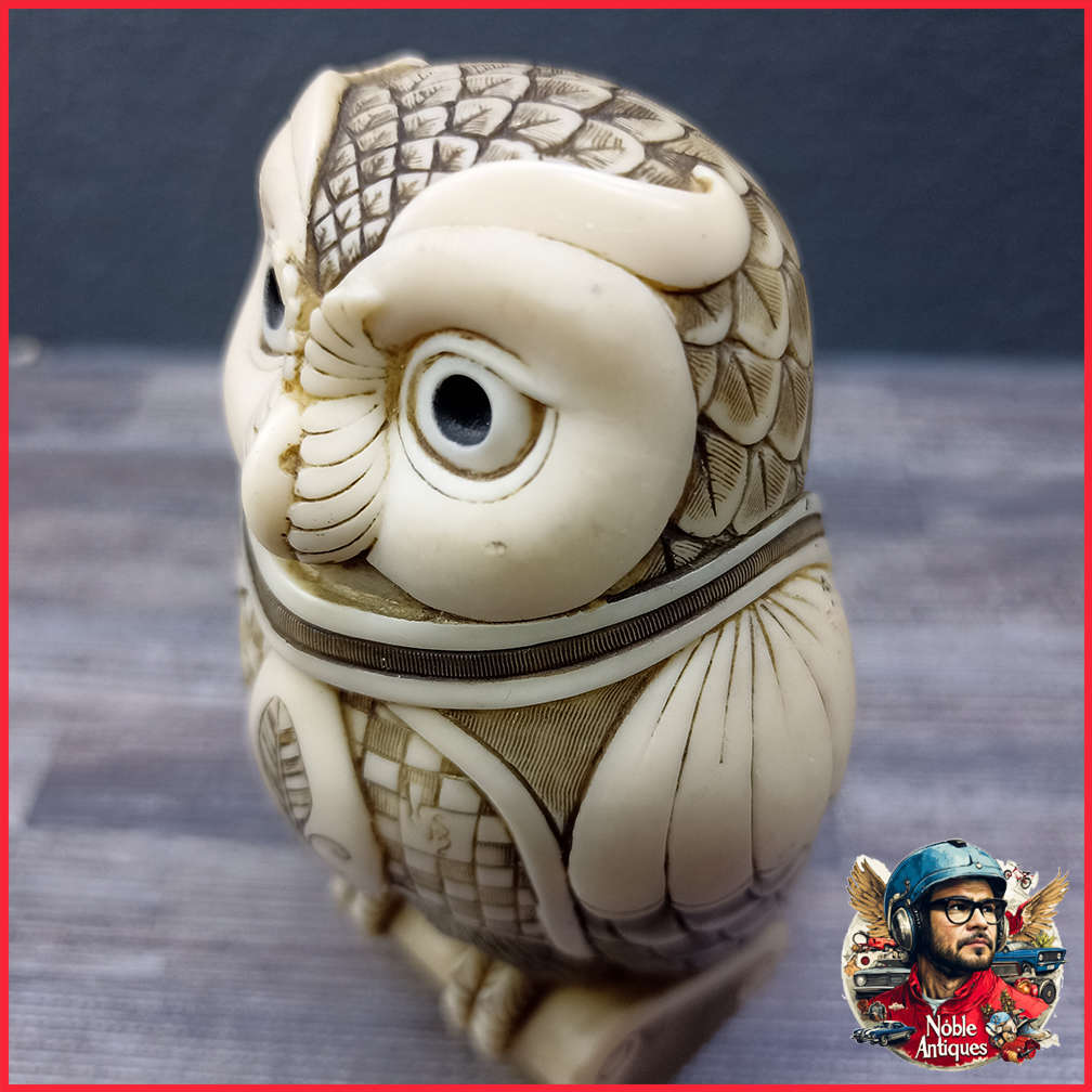 John Biccard PROF OWL marble and resin composite Sculpture