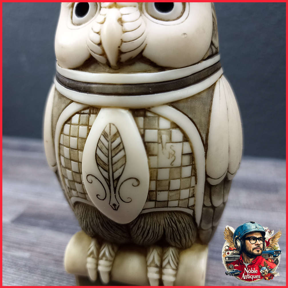 John Biccard PROF OWL marble and resin composite Sculpture