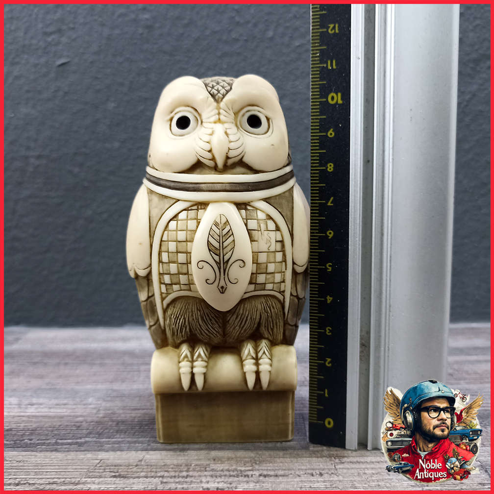 John Biccard PROF OWL marble and resin composite Sculpture