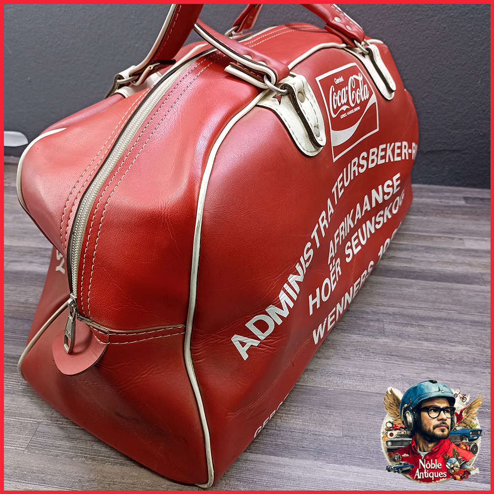 Vintage 1981 Coca Cola Sponsored Rugby Tog Bag