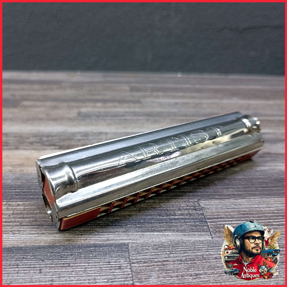 Vintage 1970's Artist Ligna Of Czechoslovakia Harmonica Mouth Organ