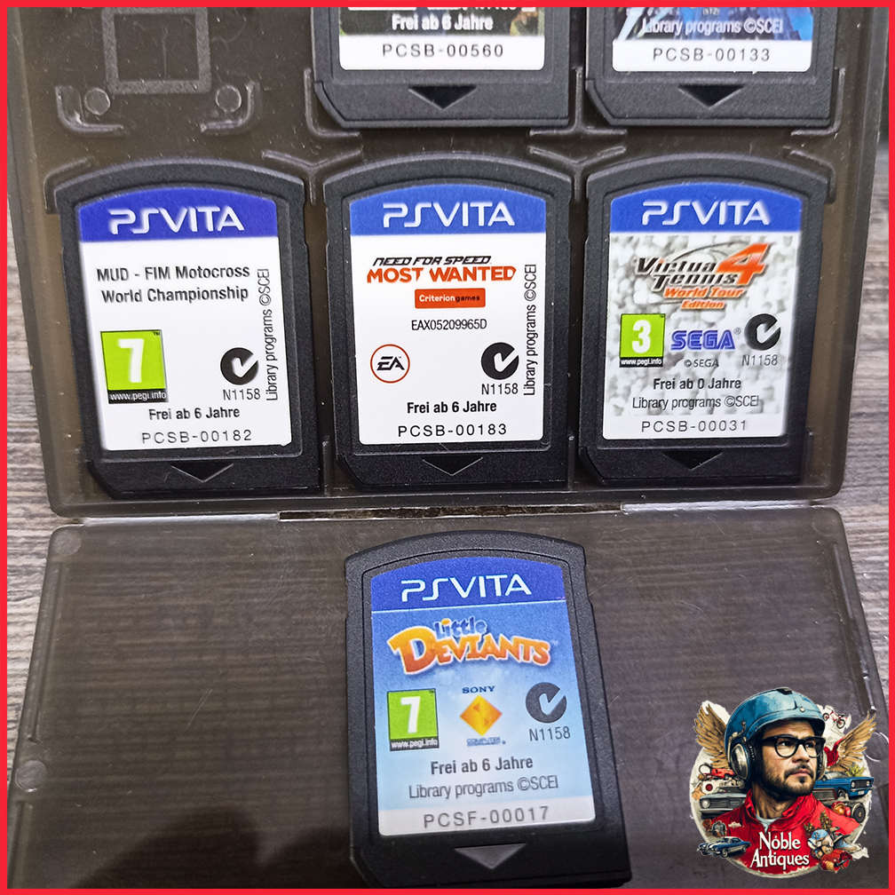 Boxed. Sony PlayStation Vita Games and 4GB Sim Collection